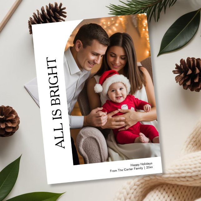 Custom All is Bright Holiday Greeting for Families (Creator Uploaded)