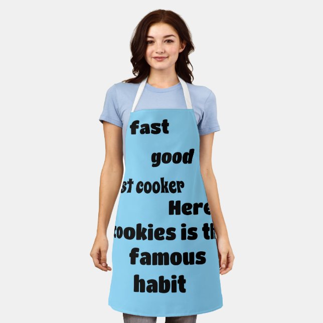 Custom All-Over Print Apron – Stylish & Durable Co (Worn)