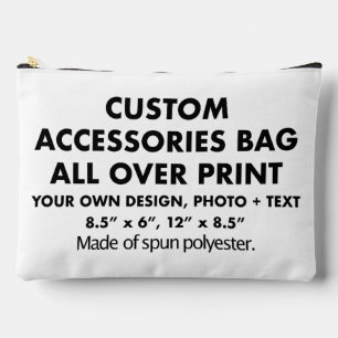 Custom All Over Print Large Accessories Bag