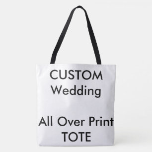 Custom ALL OVER PRINT Tote Bag