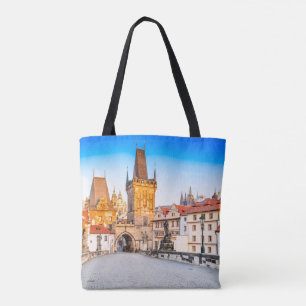 Custom All-Over-Print Tote Bag Prague