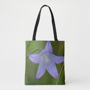 Custom All-over-print Tote Bag pretty blue flower