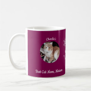Custom All You Need , Best Cat Mom, Cat Photo  Coffee Mug