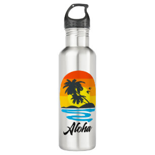 Custom Aloha Tropical Hawaiian 710 Ml Water Bottle