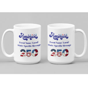 Custom America 250 Anniversary Coffee Mug