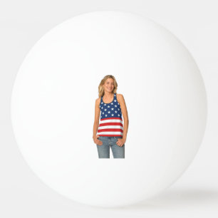 Custom america Face Funny  Party Personalised  Ping Pong Ball