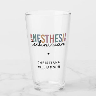 Custom Anaesthesia Technician Retro Anaesthetic Te Glass