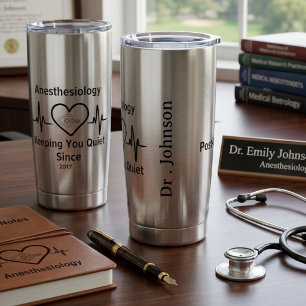 Custom Anaesthesiologist Personalised anaesthesia Insulated Tumbler