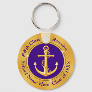Custom Anchor Keychains Your Image, Text and Colou