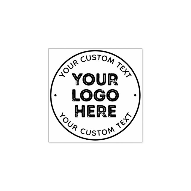 Custom and Create your Own Business Logo Rubber Stamp (Imprint)
