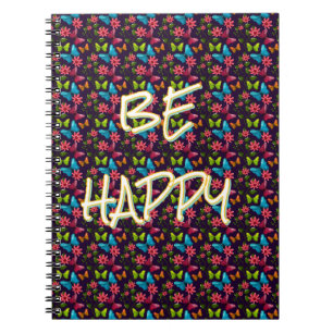 Custom and personalised Colourful Butterfly  Notebook