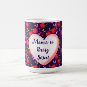 Custom and personalised Cute Cherry Butterfly Coffee Mug
