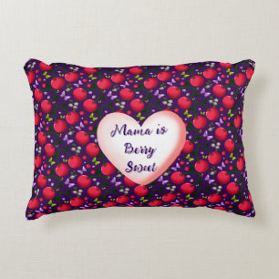 Custom and personalised Cute Cherry Butterfly Decorative Cushion
