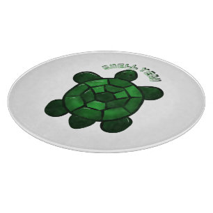 Custom and personalised Cute Turtle Cutting Board
