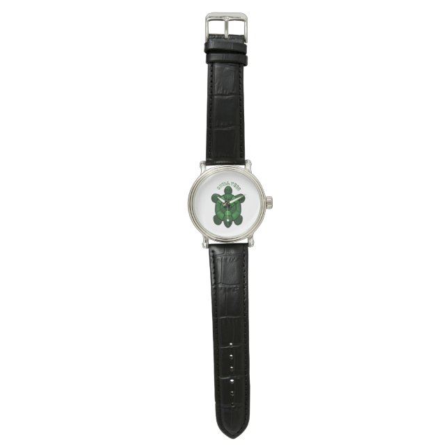 Custom and personalised Cute Turtle  Watch (Flat)
