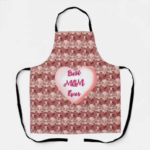 Custom and personalised floral gift for Mum Apron