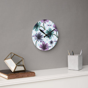 Custom and personalised gift round clock