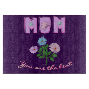 Custom and personalised mother's day gift  cutting board