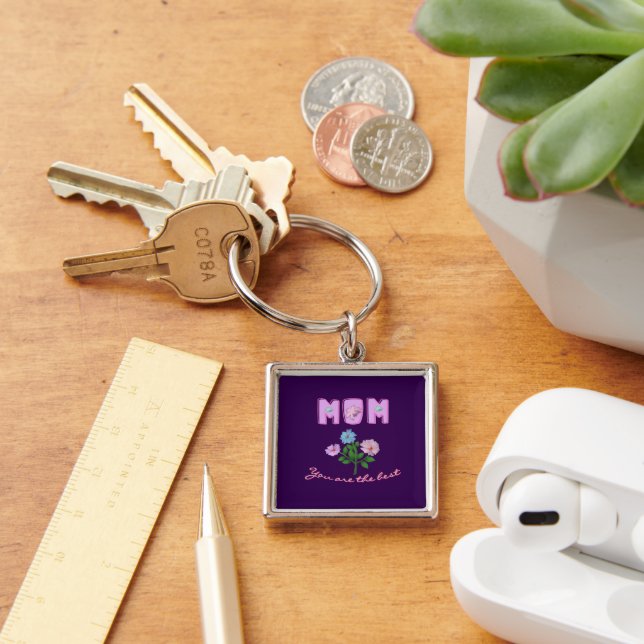 Custom and personalised mother's day gift  key ring (Desk)