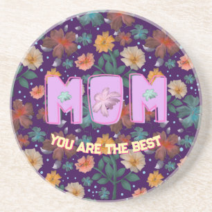 Custom and personalised mother's day gift  lumbar coaster