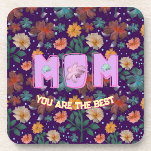 Custom and personalised mother's day gift  lumbar coaster