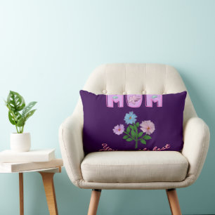 Custom and personalised mother's day gift  lumbar cushion