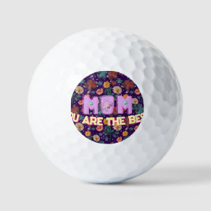 Custom and personalised mother's day gift  lumbar golf balls