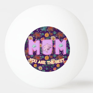 Custom and personalised mother's day gift ping pong ball