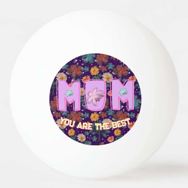 Custom and personalised mother's day gift   ping pong ball (Front)