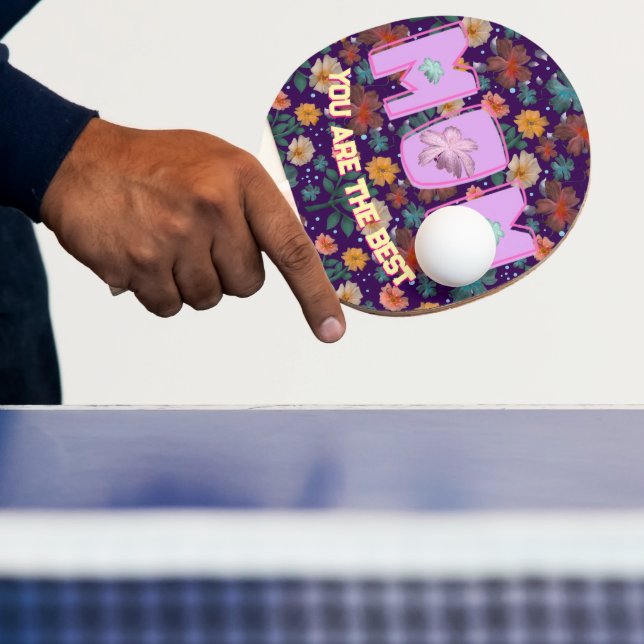 Custom and personalised mother's day gift   ping pong paddle (Insitu)