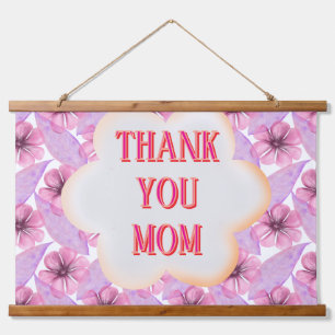Custom and Personalised watercolor floral pattern  Hanging Tapestry