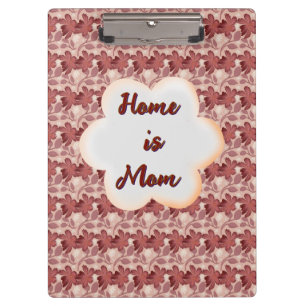 Custom and personalized mother's day floral gift  clipboard
