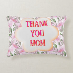 Custom and Personalized watercolor floral pattern  Decorative Cushion