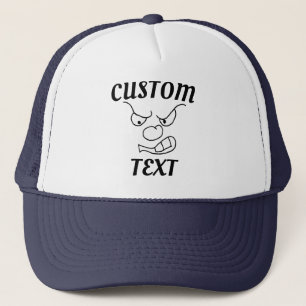 Custom Angry face Sarcasm Personalised Quote, Meme Trucker Hat