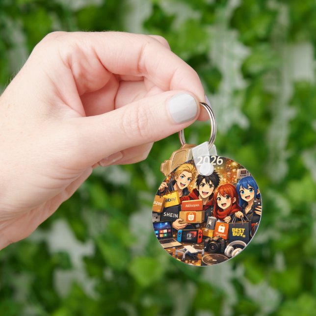 Custom anime keychain shopping 2026 style co (Hand)