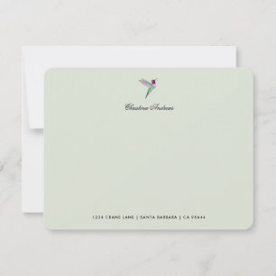 Custom Anna's Hummingbird  Card