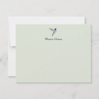 Custom Anna's Hummingbird  Card