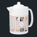 Custom Anniversary/Event 6 Photos Teapot<br><div class="desc">What a lovely,  meaningful and affordable way to mark their anniversary with a custom photo tea pot! Contact me through my homepage,  I'm here to help you customise that special gift,  and delighted to do so!</div>