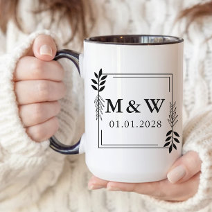 Custom Anniversary Mug – Personalized Couple Gift