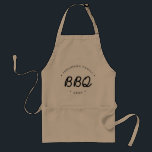 Custom Annual Family BBQ favour Standard Apron<br><div class="desc">Give a unique and on-theme gift souvenir at your next family Barbeque. Personalise the family name and year on these aprons.</div>