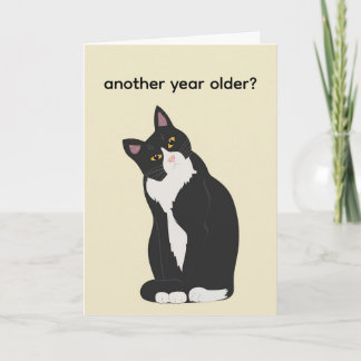 CUSTOM another year older birthday Card