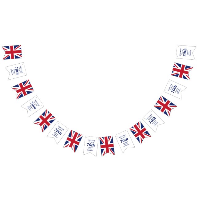 Custom Any Year UNION JACK  Bunting (All)