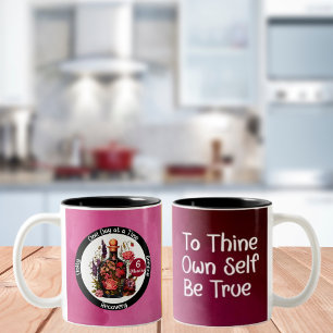 Custom Apothecary Recovery Milestone Gift Two-Tone Coffee Mug