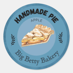 Custom Apple Pie Labels   Personalised Bakery Pack