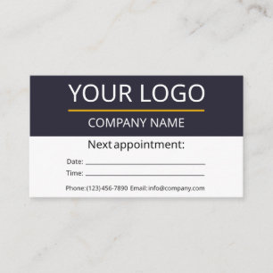 Custom Appointment Card Template
