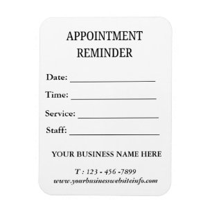 Custom Appointment Reminder Magnet