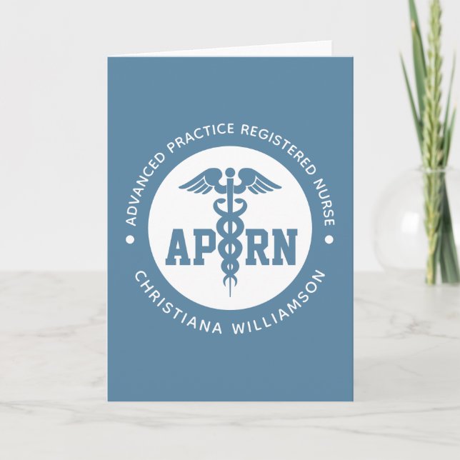 Custom APRN Advanced Practice Registered Nurse Card (Front)