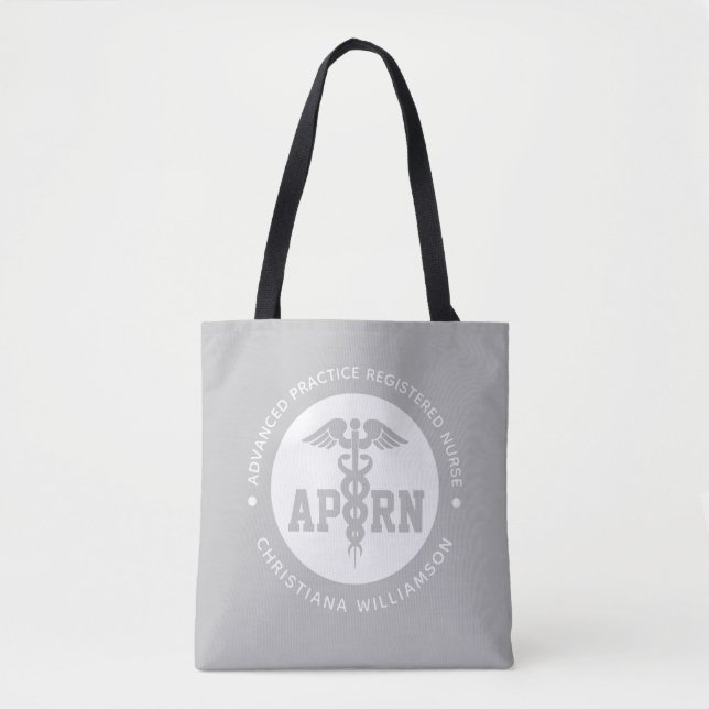 Custom APRN Advanced Practice Registered Nurse Tote Bag (Front)