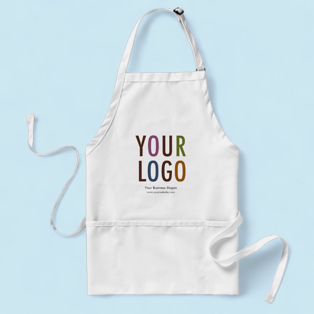 Custom Apron Uniform with Company Logo Promotional (MISOOK White Apron with Logo)