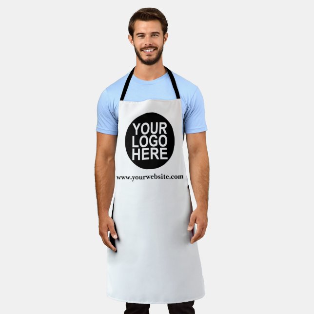 Custom Apron with Company Logo Promotional (Worn)